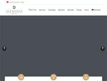 Tablet Screenshot of genius-consulting.de